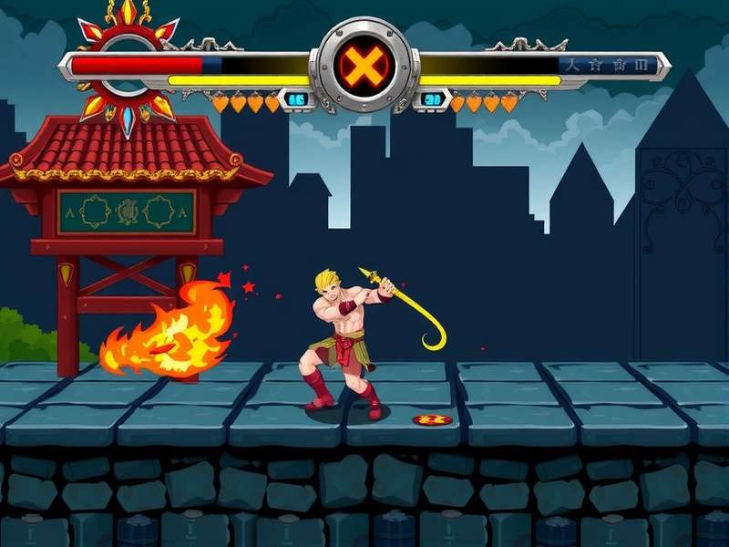 Curry Warrior Gameplay Screenshot